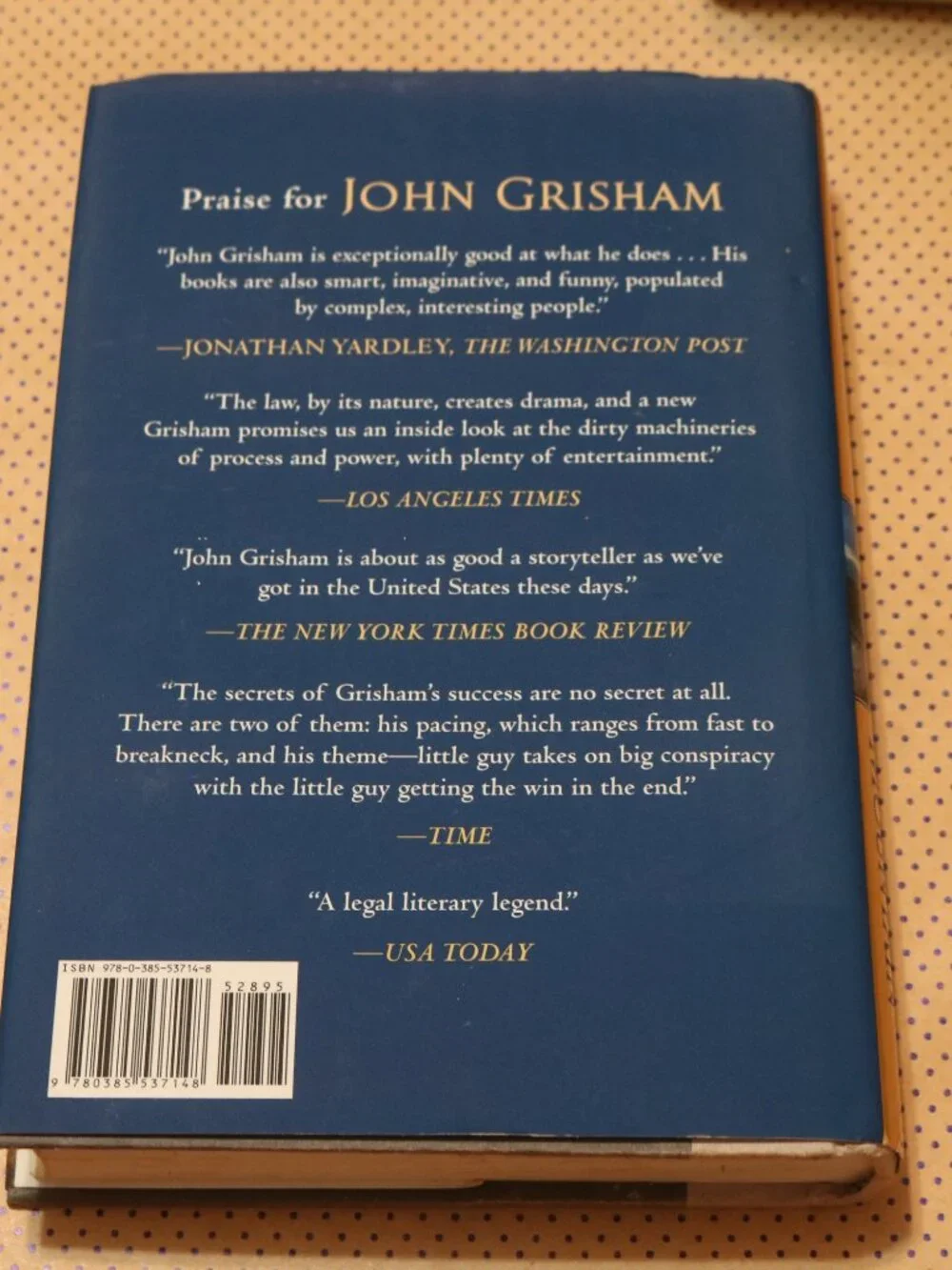 John Grisham Gray Mountain Book